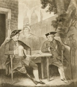 See the 3 'fly' buttons visible in the crotch of the veteran at left, in James Whittle & Richard Holmes Laurie (publishers), 'The Greenwich Pensioner', 1794, National Maritime Museum, UK, #PAH3324.